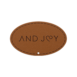 Clip oval caramel - sac à main personnalisable - And Joy