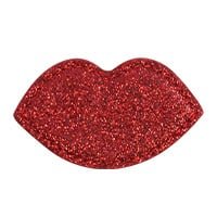 Red sequined mouth