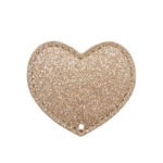 Coeur pailleté - perforé