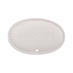 Ovale blanc - perforé