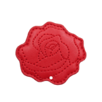 Rose rouge - perforée