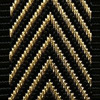 Strap - Chevrons dorés