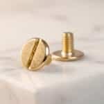 Set van 2 messing schroeven