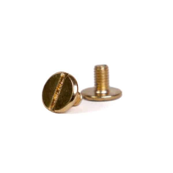 Set of 2 brass screws