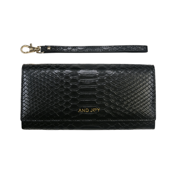 Portefeuille - Serpent noir