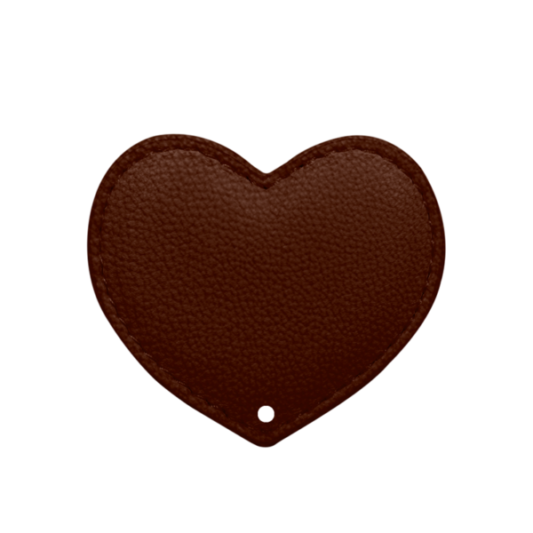 Coeur chocolat grainé - perforé