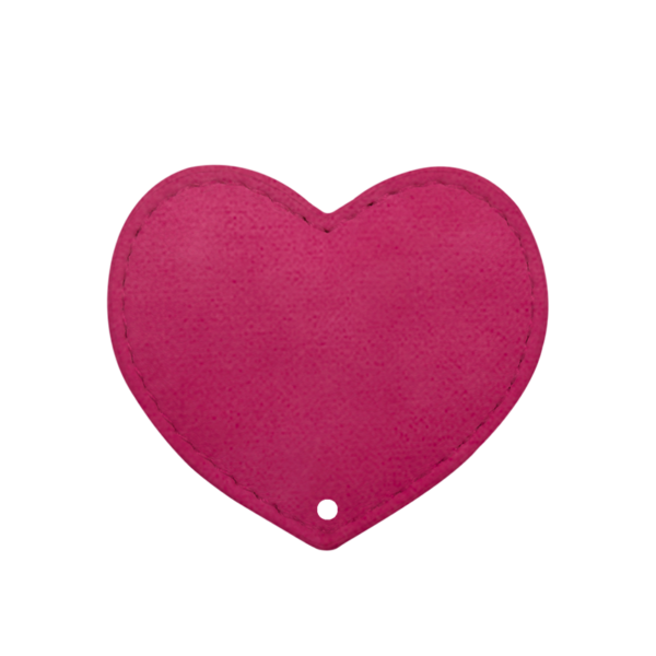 Coeur fuschia - perforé